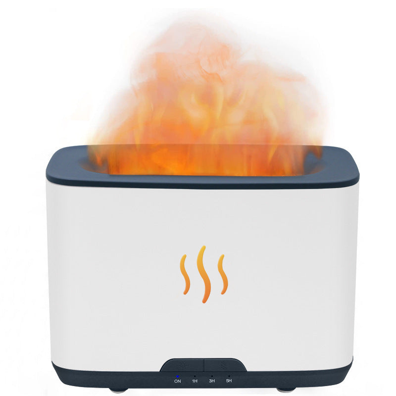 Simulated Flame Aromatherapy Machine Home Office Desktop Humidifier Modern Lifestyle Shopping