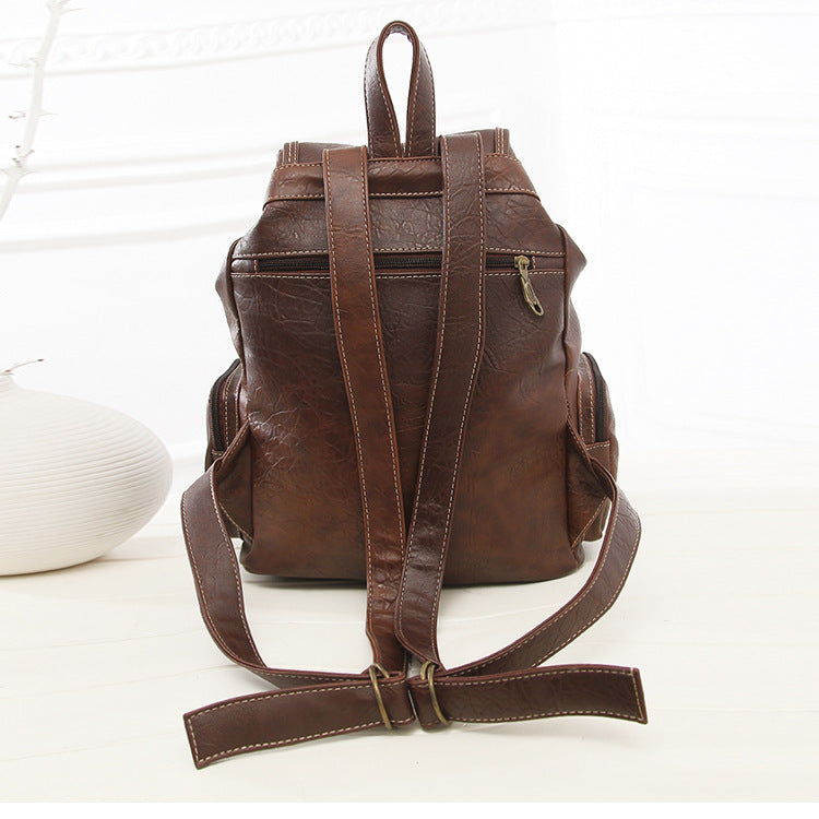 Retro shoulder bag female new female bag fashion trend hook women's backpack student bag Modern Lifestyle Shopping
