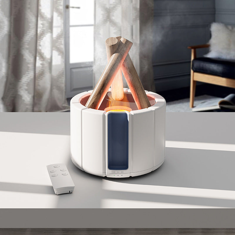 Simulated Flame Aromatherapy Machine Home Office Desktop Humidifier Modern Lifestyle Shopping