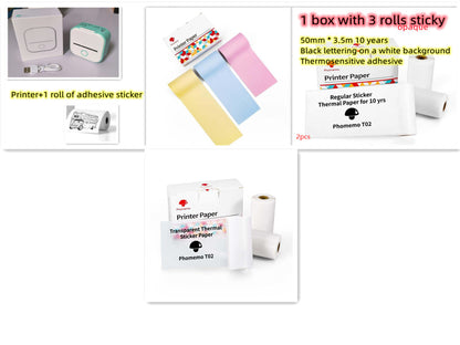 Mini-Printer, Portable Mini-Bluetooth with WiFi. Mobile Phone Pocket Printer/Label Machine Modern Lifestyle Shopping