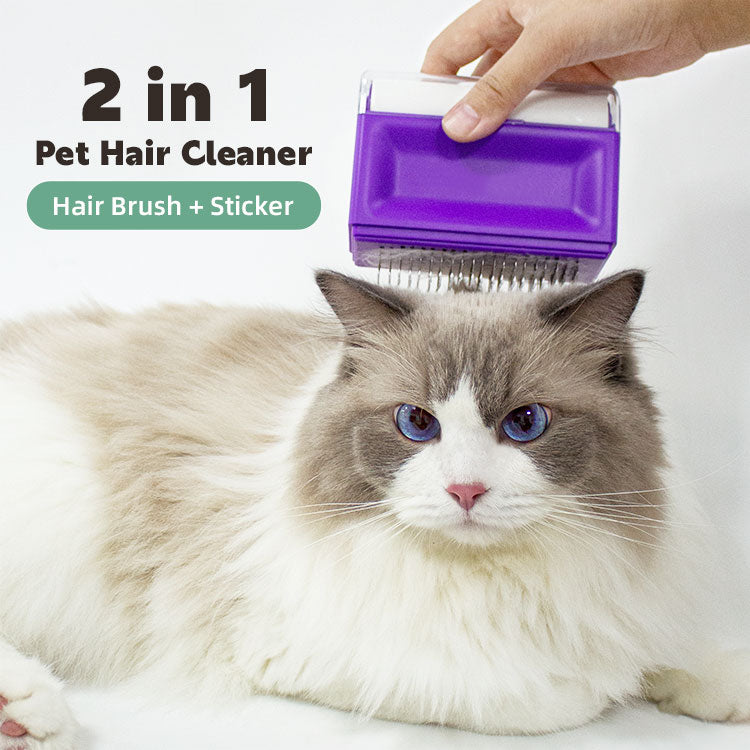 Cat & Dog 2 in 1 Pet Hair Removal Comb - Modern Lifestyle Shopping