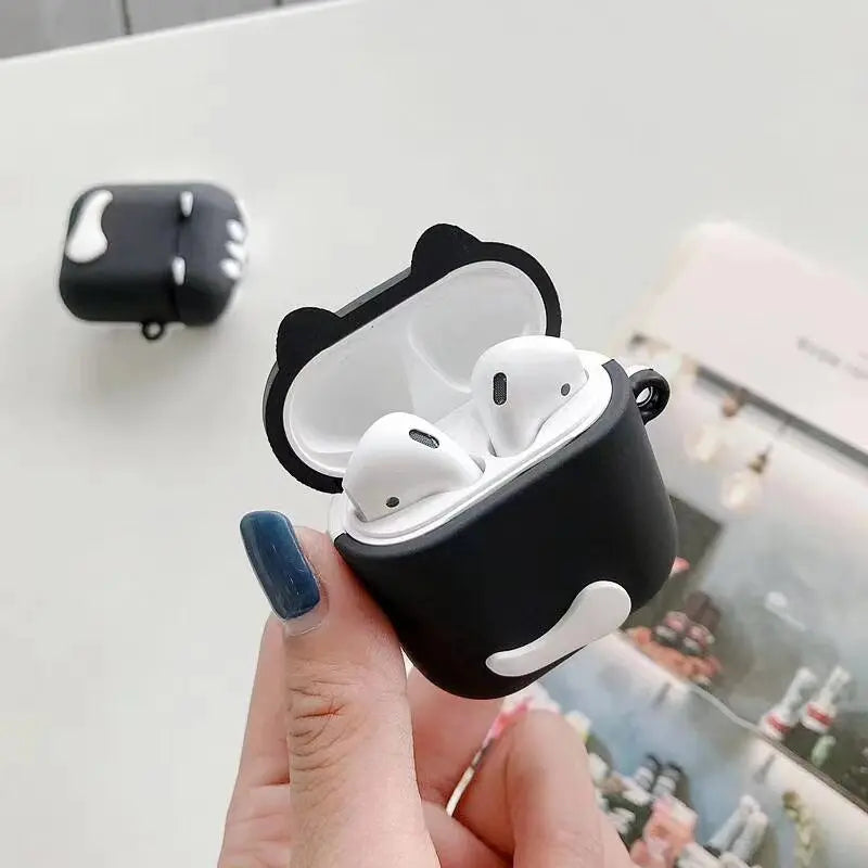 Huskie Dog for Airpods Case for Charging Box Wireless Earphone Cover Case Silicone Headphone Protective Cover Case for AirPods 2 - Modern Lifestyle Shopping